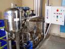 Centralina T REG TCPU H di produzione acqua calda demineralizzata con vapore per impianto farmaceutico T REG TCPU H