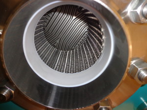 Plate heat exchanger vent condenser ptfe connections