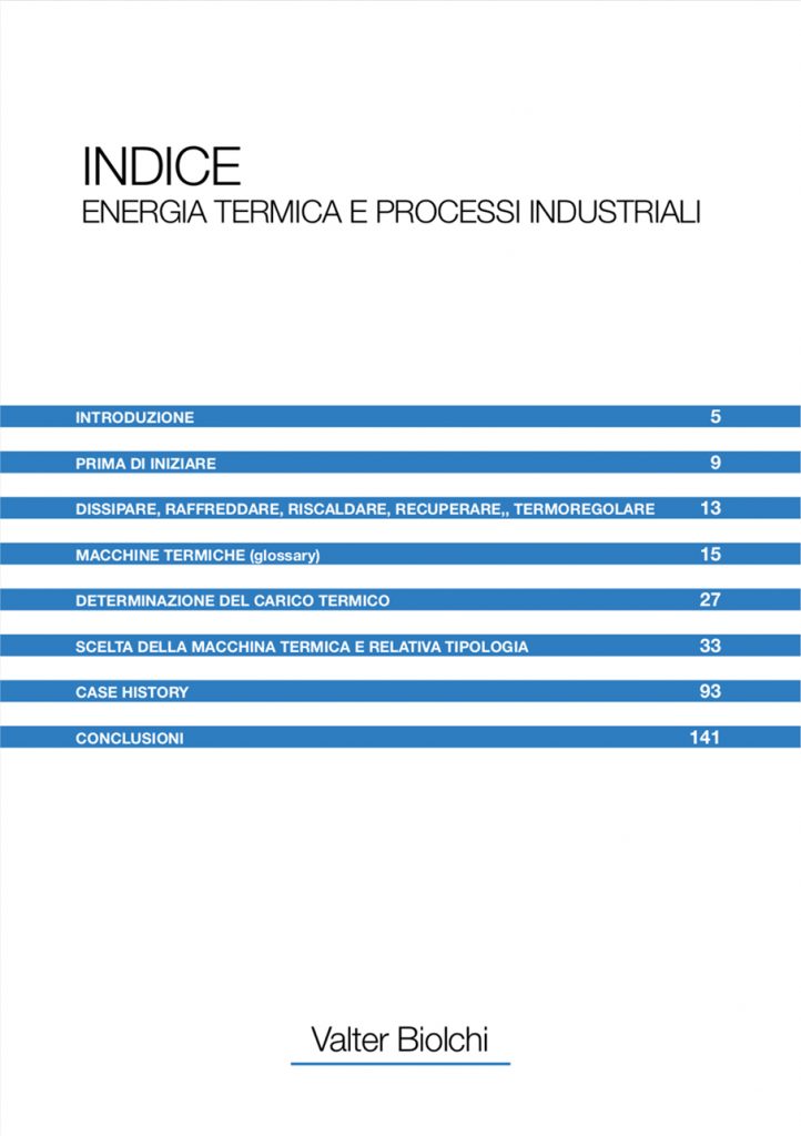 manuale Tempco energia termica indice