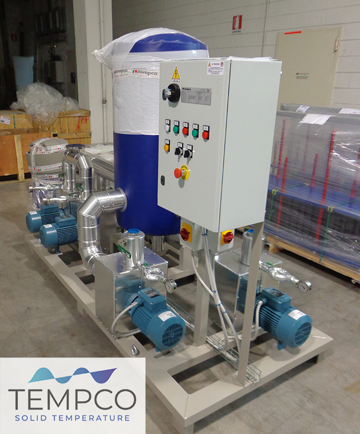 Tempco chiller cryogenic cooling