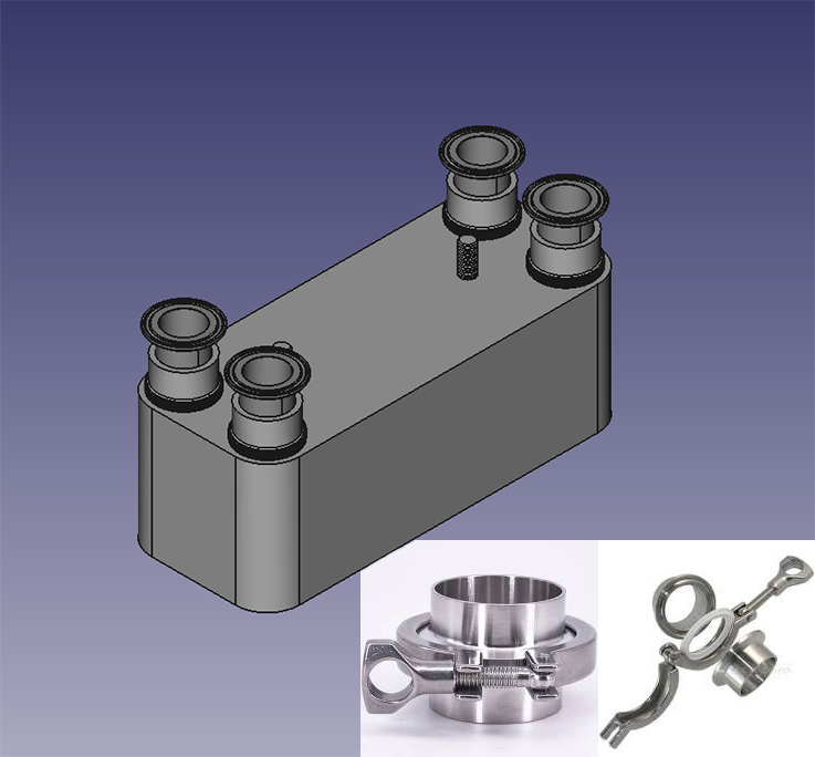 Scambiatori tri-clamp