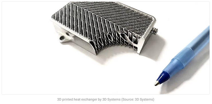 Scambiatori di calore additive manufacturing 3D Systems