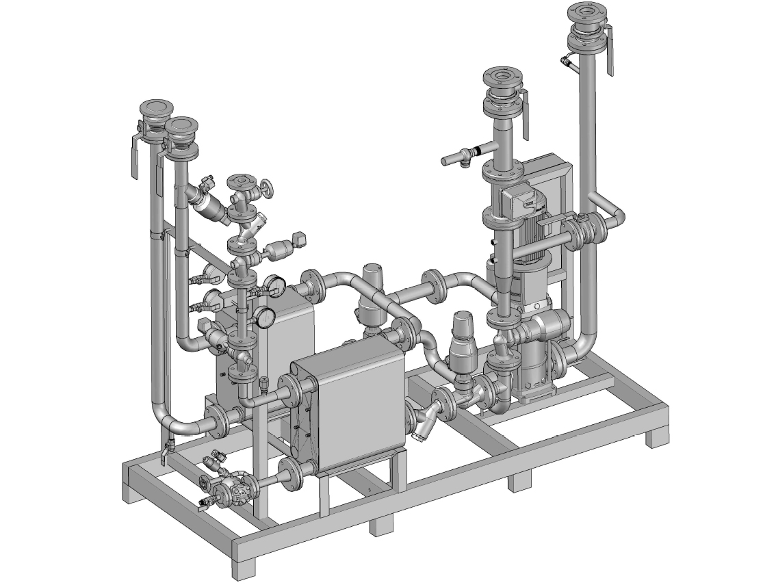 Tempco termoregolazione monofluido reattori render