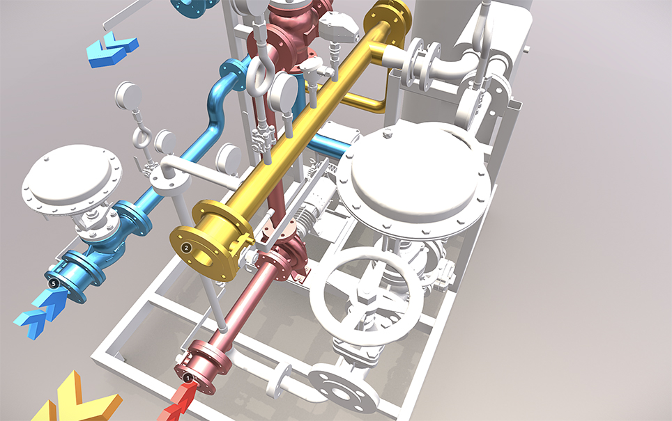 Tempco modello 3D interattivo TREG raffreddamento