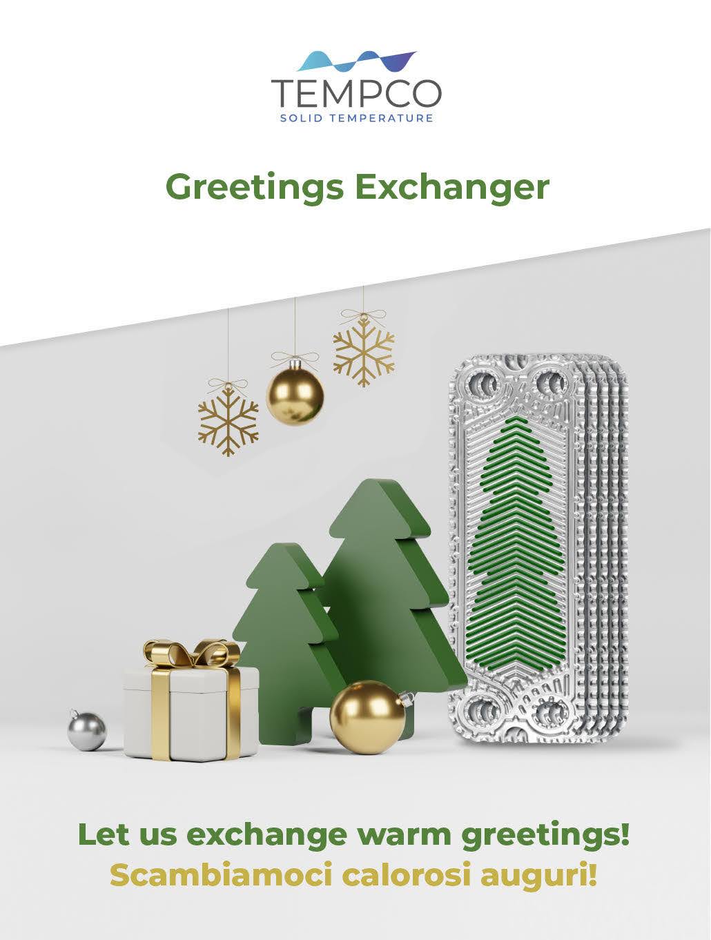 Tempco Greeting exchanger Auguri Natale 2022