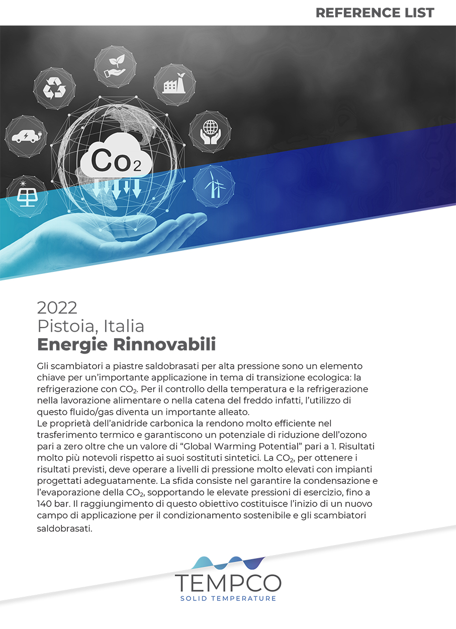 Tempco referenze rinnovabili saldobrasati CO2