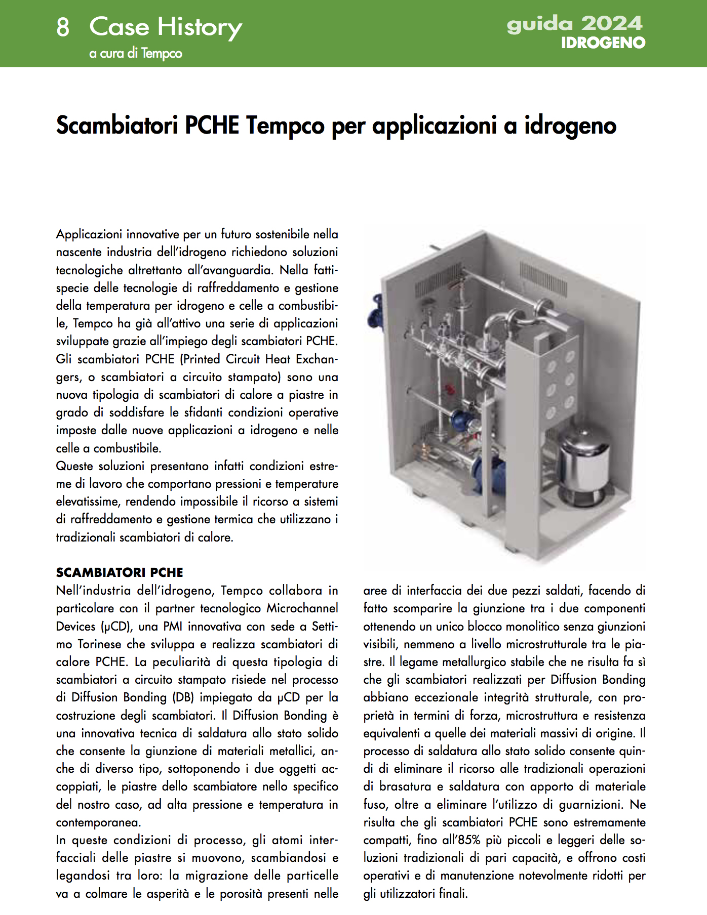 Tempco scambiatori PCHE Guida Idrogeno 2024 1