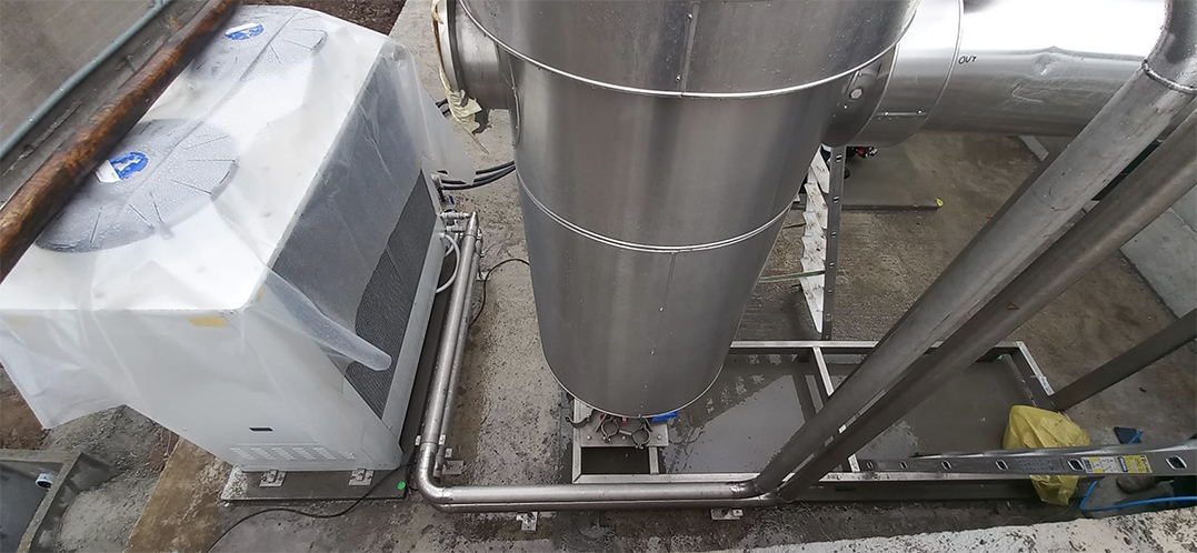 Tempco biogas impianti trattamento chiller scambiatori installato