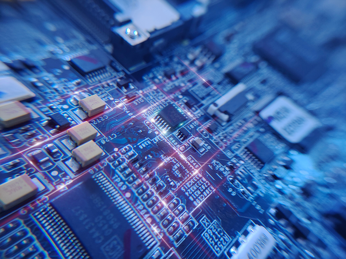Illustrative image of power electronics and transistors for which TREG temperature control units are used for cooling and thermal control