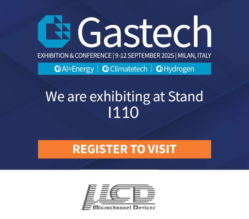 Immagine illustrativa della partecipazione di Tempco e Microchannel Devices alla Gastech 2025 di Milano 