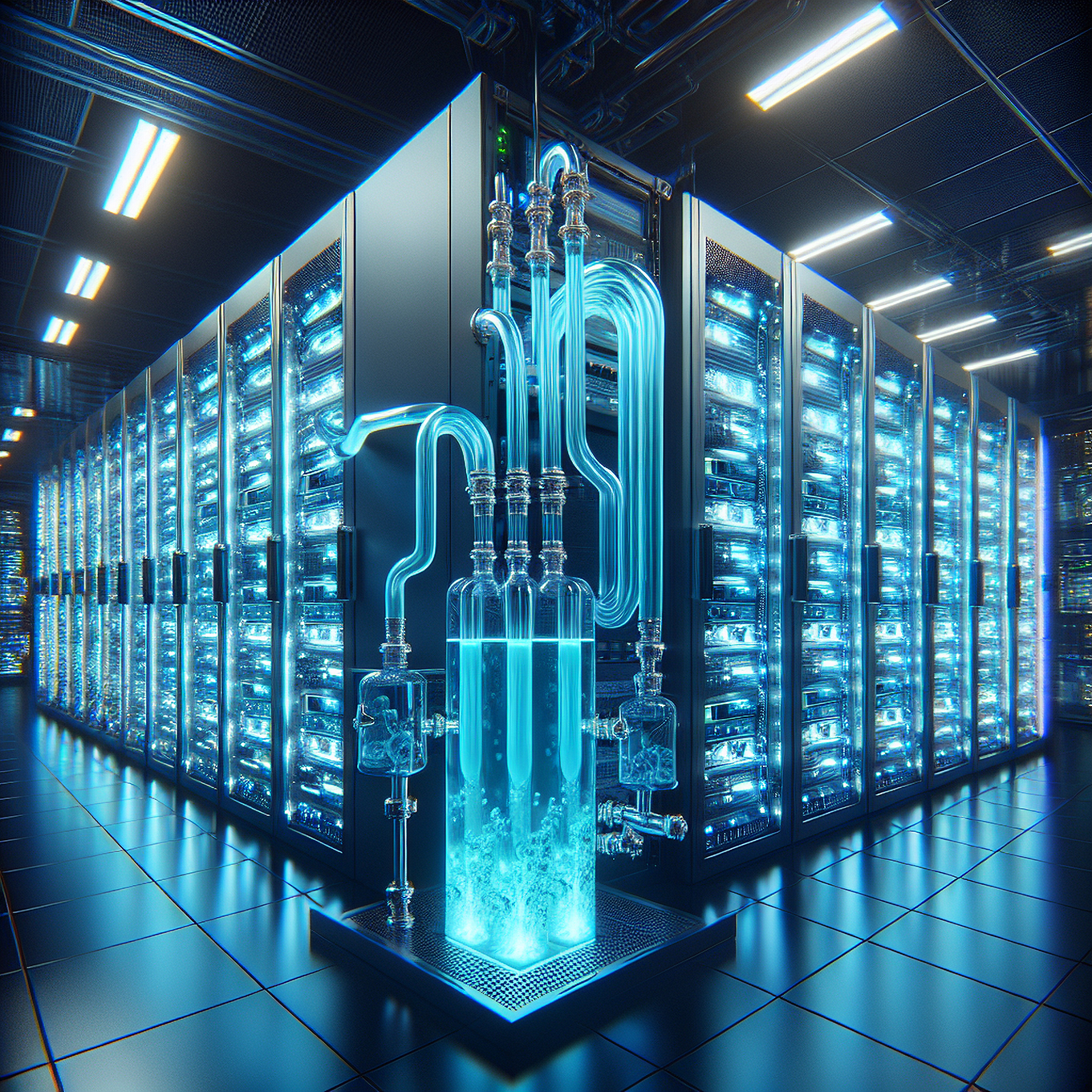 Immagine che illustra le applicazioni degli scambiatori di calore saldobrasati Tempco BPHE nelle CDU per liquid cooling nei data center ad alta densità di potenza.